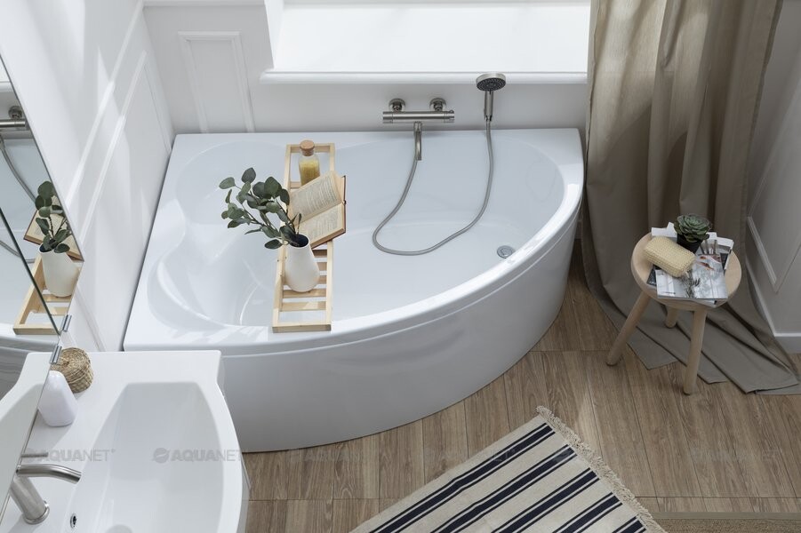 Aquanet Lyra 150*100 ванна акриловая угловая L 00310253