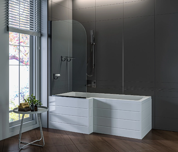 BAS Screen H-80-C-B шторка для ванны 80х140 ПД00118