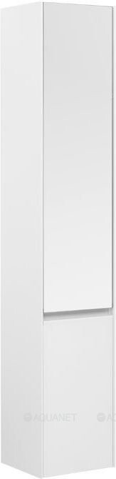Aquanet Гласс 00196962 шкаф-пенал подвесной, белый 35