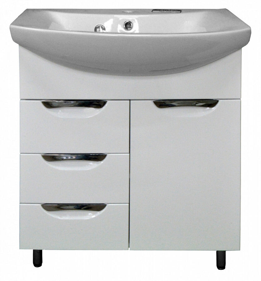 Loranto Стиль тумба 70/3 с раковиной Балтика 70 CS00068934