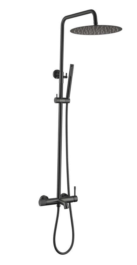 Душевая система Boheme Uno Shine Gun Metall с изливом 468-SGM