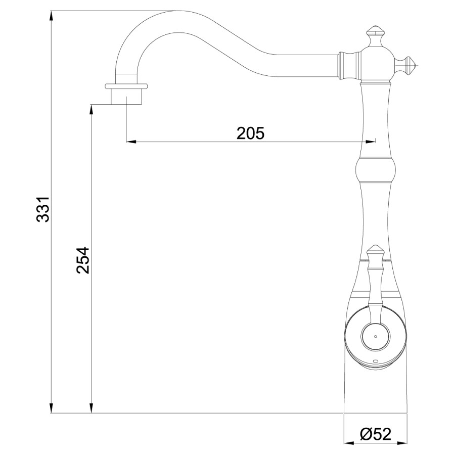 Lemark LM5081S Expert смеситель для кухни сталь