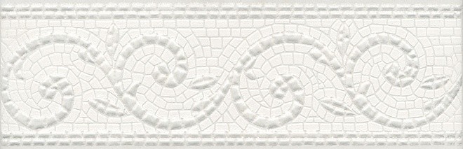 Kerama Marazzi Борсари 25х8 см HGD\A127\12103R бордюр настенный белый матовый
