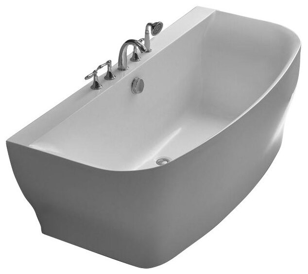 BelBagno BB74-1650 165*78 ванна акриловая прямоугольная