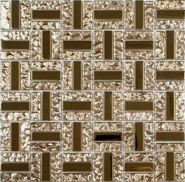 NS Mosaic Metal мозаика металл, стекло 30х30 см MS-617
