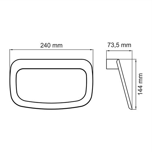 WasserKRAFT Glan K-5160 полотенцедержатель черный
