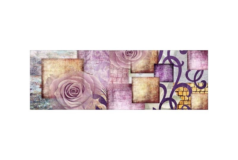 Уралкерамика Элма 20х60 см декор настенный орнамент 2