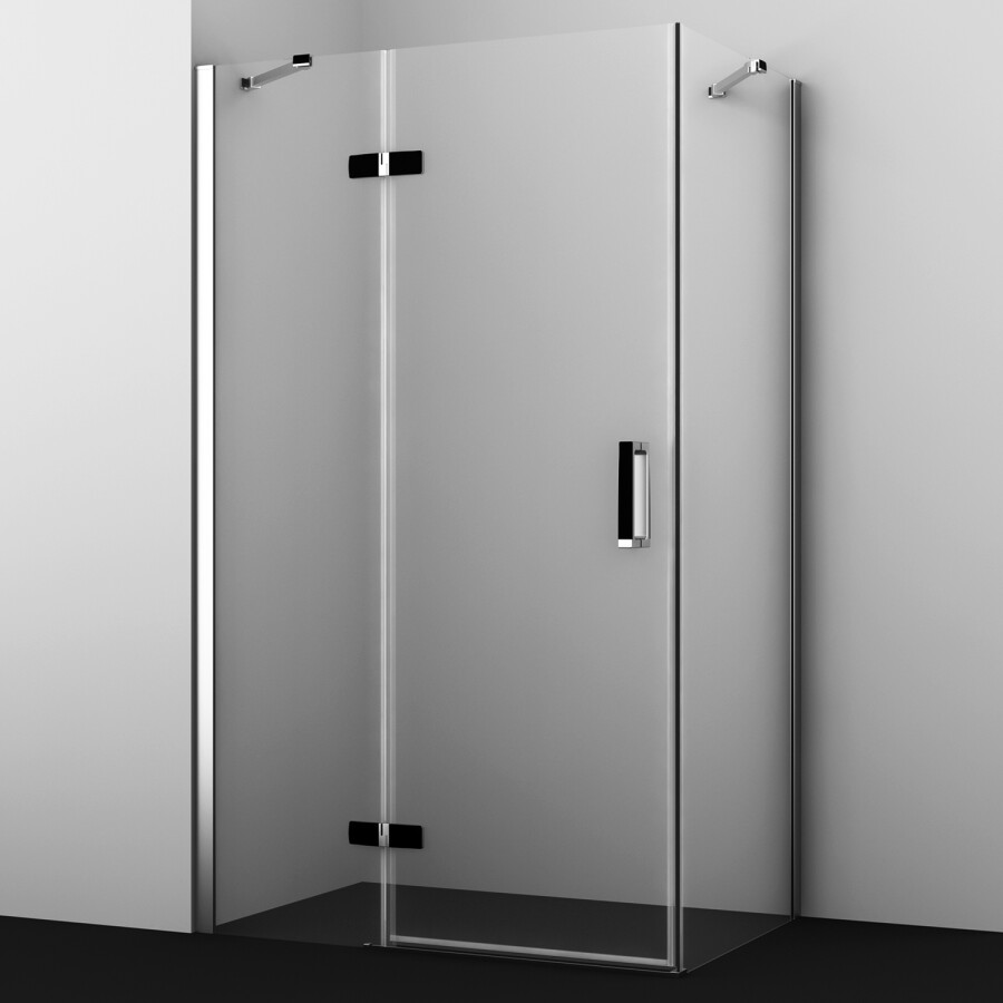 WasserKRAFT Aller 10H10LBLACK MATT душевое ограждение 120*100*200
