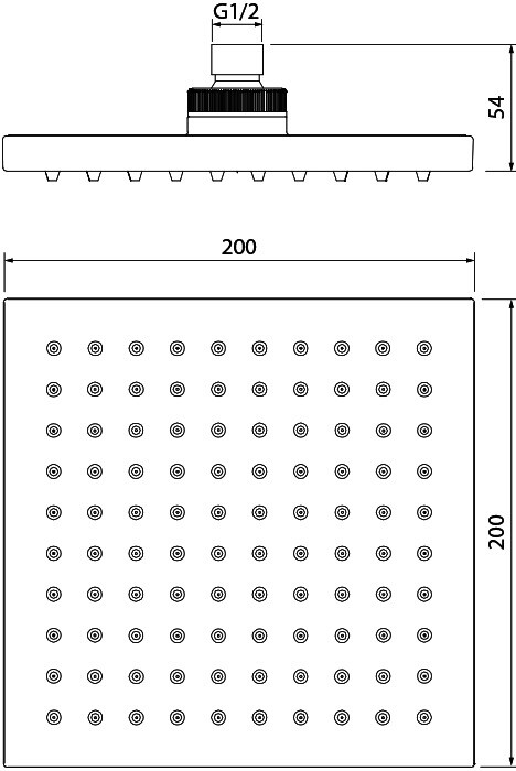 Iddis 00220SPI64 Верхний душ