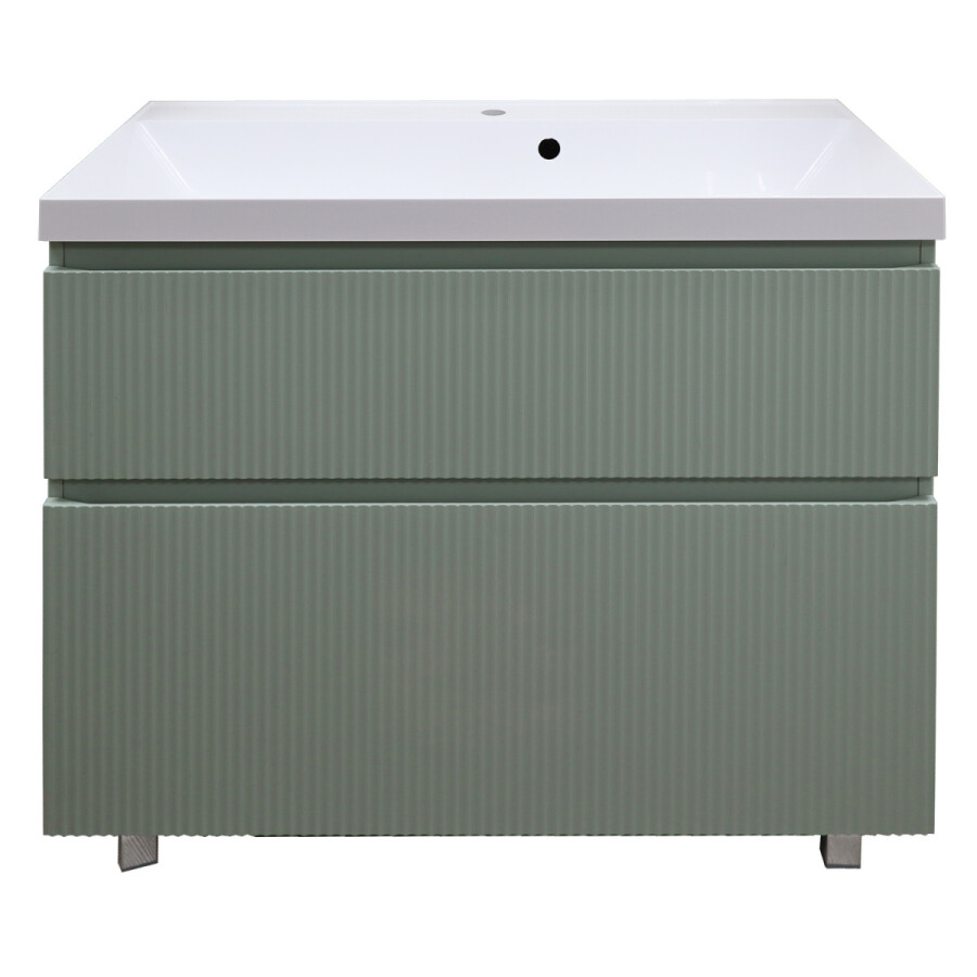 Тумба Azario Viola 100/2Н напольная ФИСТАШКОВЫЙ БЕЗ РАКОВИНЫ Астория 100 CS00096735