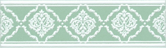 Kerama Marazzi Петергоф STG/D562/6307 25х8 см бордюр настенный зеленый матовый