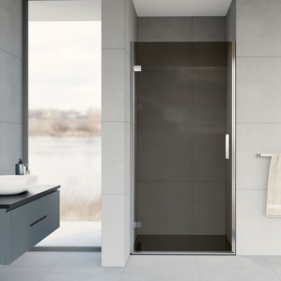 Vincea Flex душевая дверь VDP-1F900CG профиль хром, тонированное
