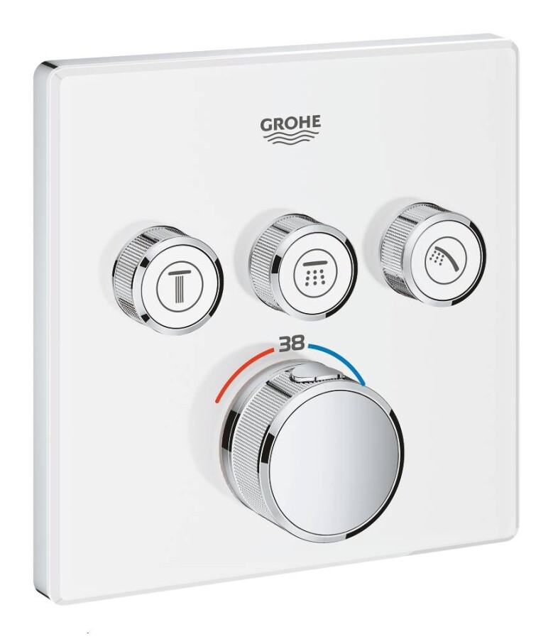 Grohe Grohtherm SmartControl 29157LS0 смеситель для ванны белая луна