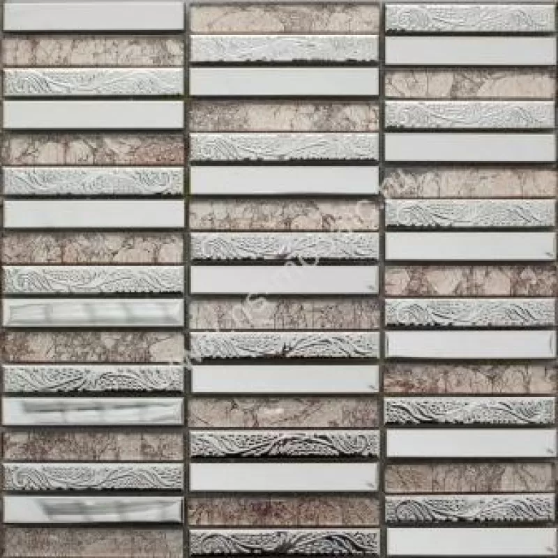 NS Mosaic Metal мозаика металл, стекло 28,8х29,8 см MS-621