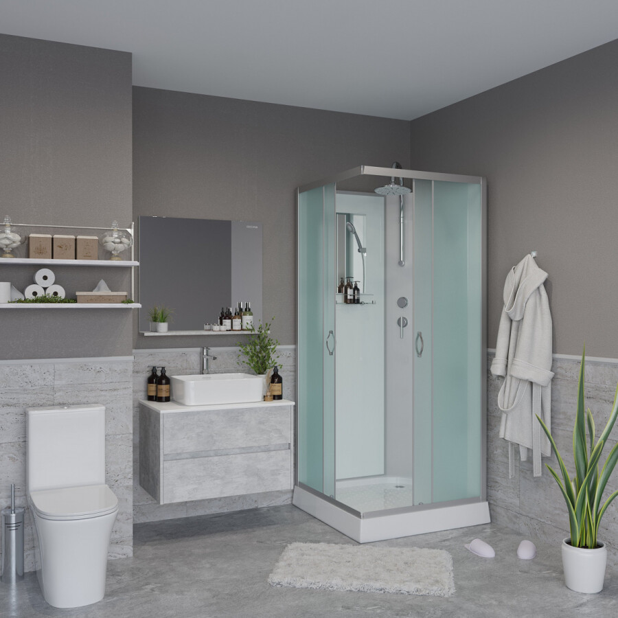 Niagara NG 1101-14BKT Душевая кабина 90x90 Тропический душ 11011423BKT