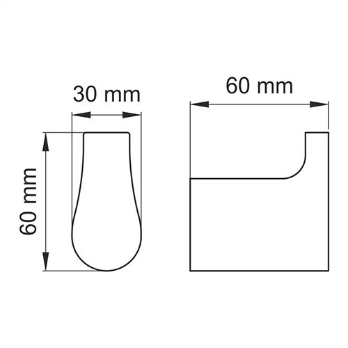 WasserKRAFT Glan K-5123 Крючок черный