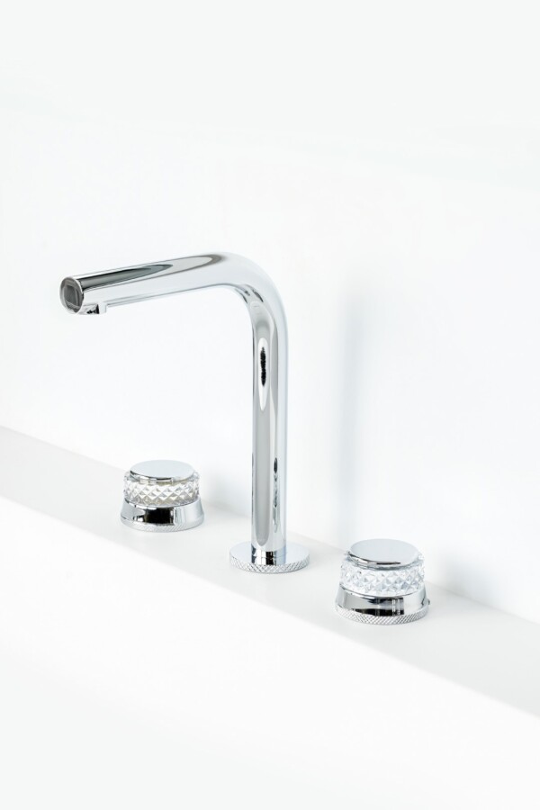 Смеситель для раковины Boheme Aura Chrome на 3 отв. 152-CR-A