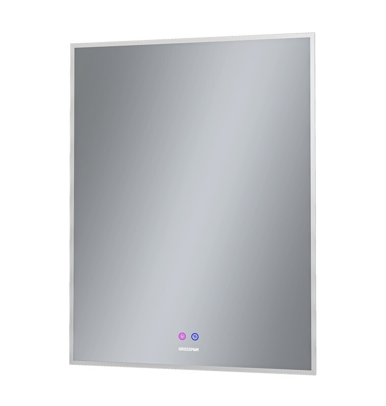 Зеркало Grossman PRAGMA-норма (600*800*45) LED с сенсорным выключателем и подогревом 186080