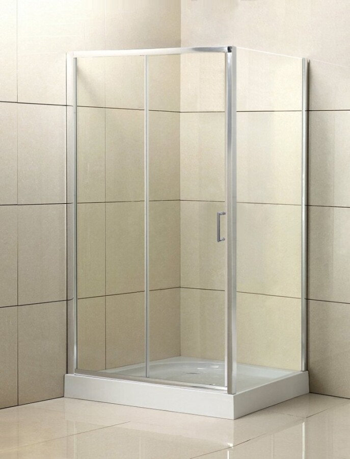 BelBagno Uno душевой уголок 120х100 см, прозрачное стекло UNO-AH-1-120/100-C-Cr