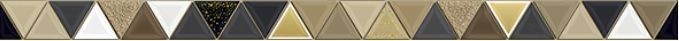 Уралкерамика Golden 3х50 см бордюр настенный мозайка