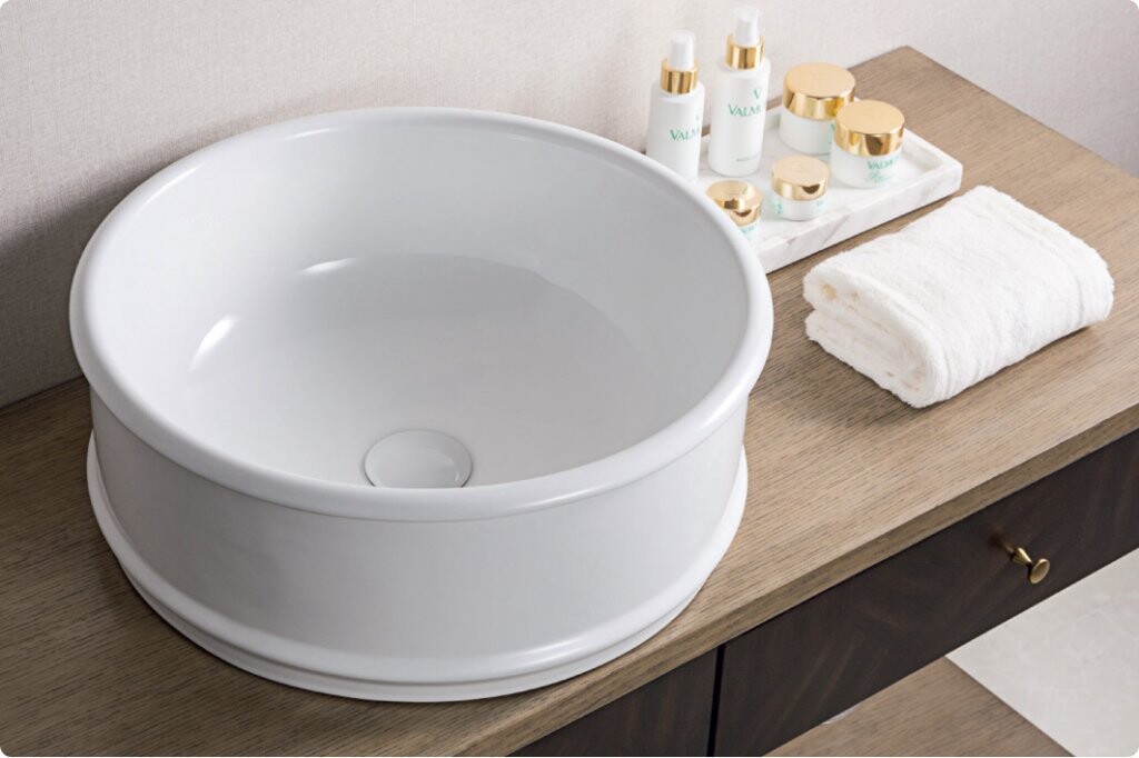 BelBagno BB1383 раковина накладная 45 см белая
