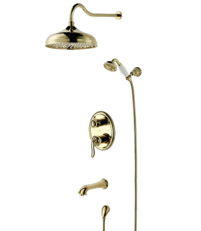 Lemark Brava LM4722G Душевая система с изливом