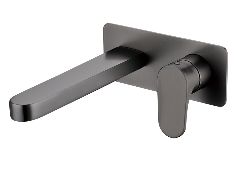 Смеситель для раковины из стены Boheme Spectre Gunmetal 455-GM