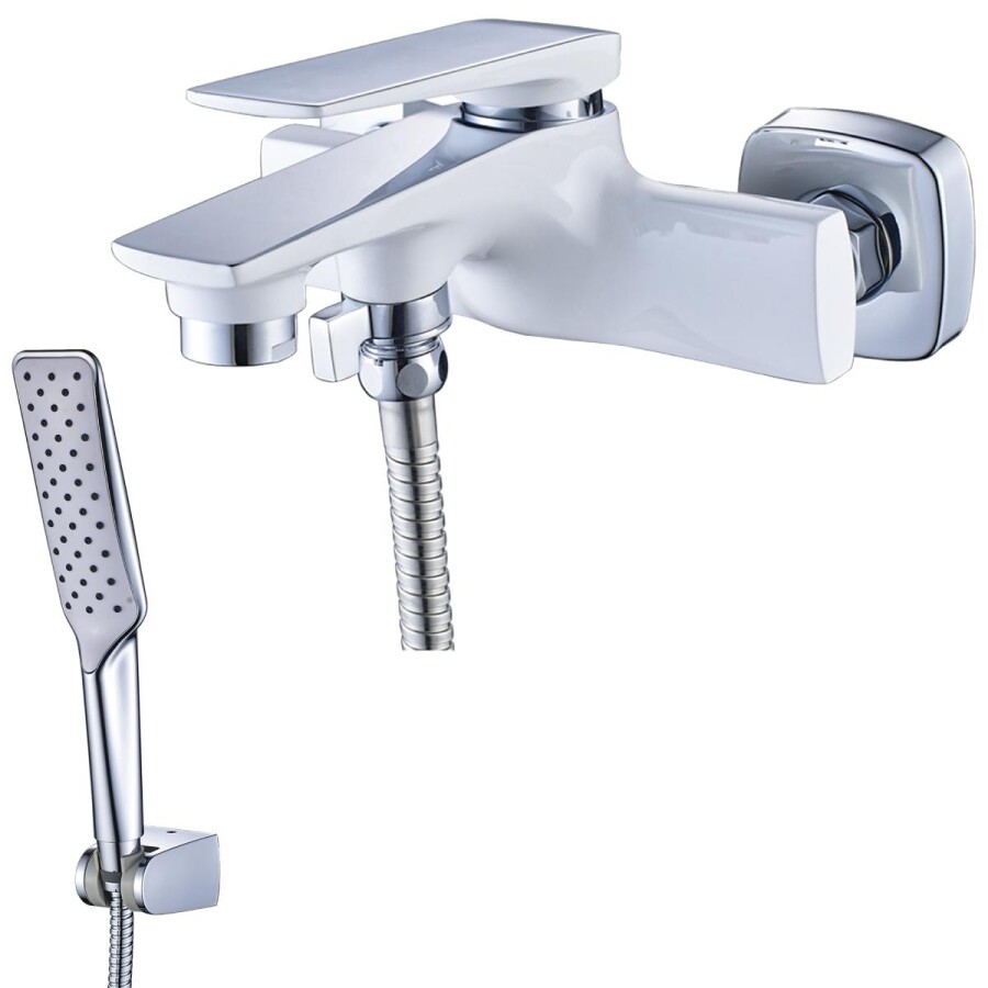 Lemark LM5914CW Allegro смеситель для ванны хром/белый
