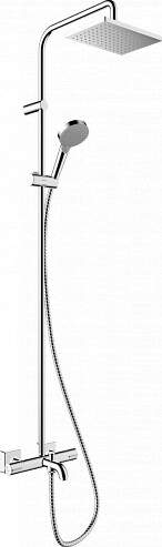 Hansgrohe Vernis Shape 26284000 душевая система с термостатом хром