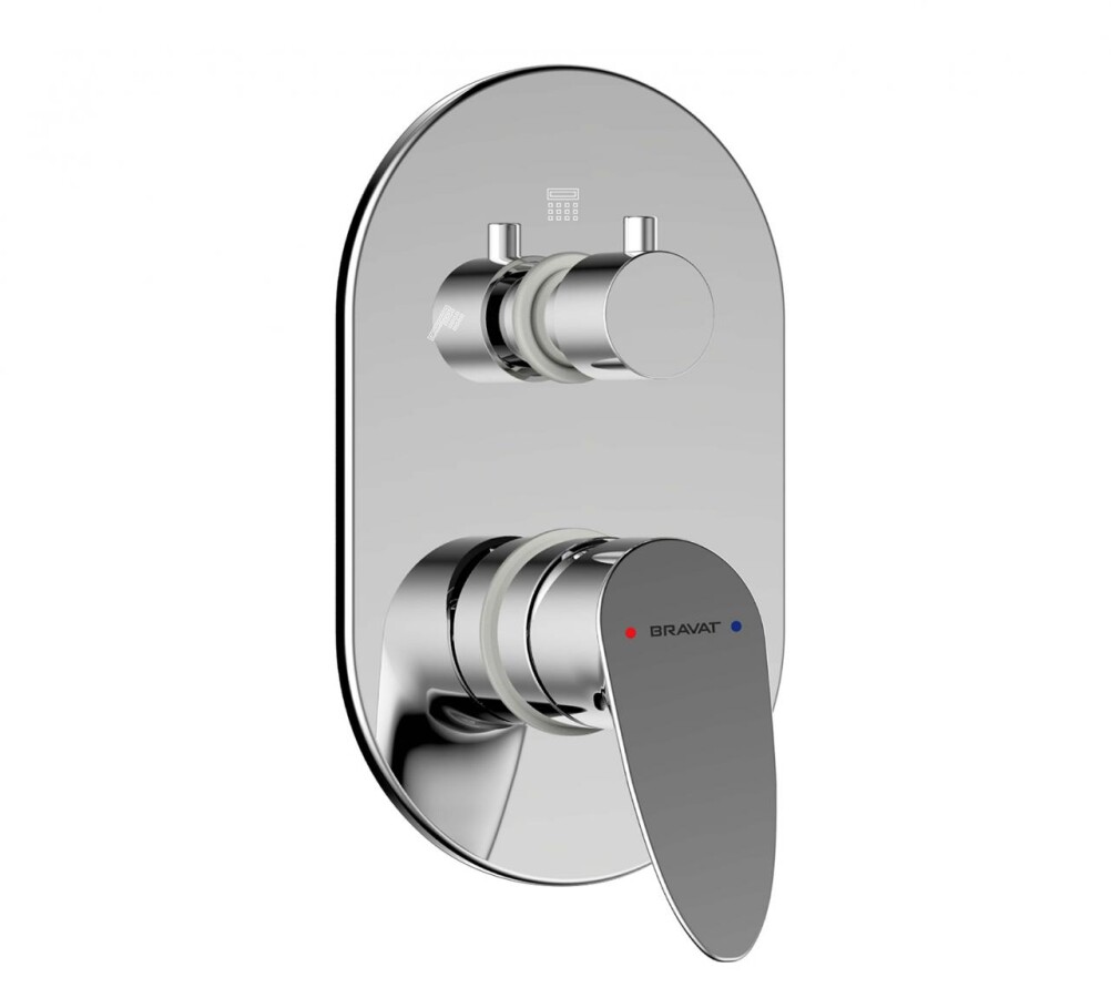 Bravat Drop P69190C-RUS смеситель для ванны хром