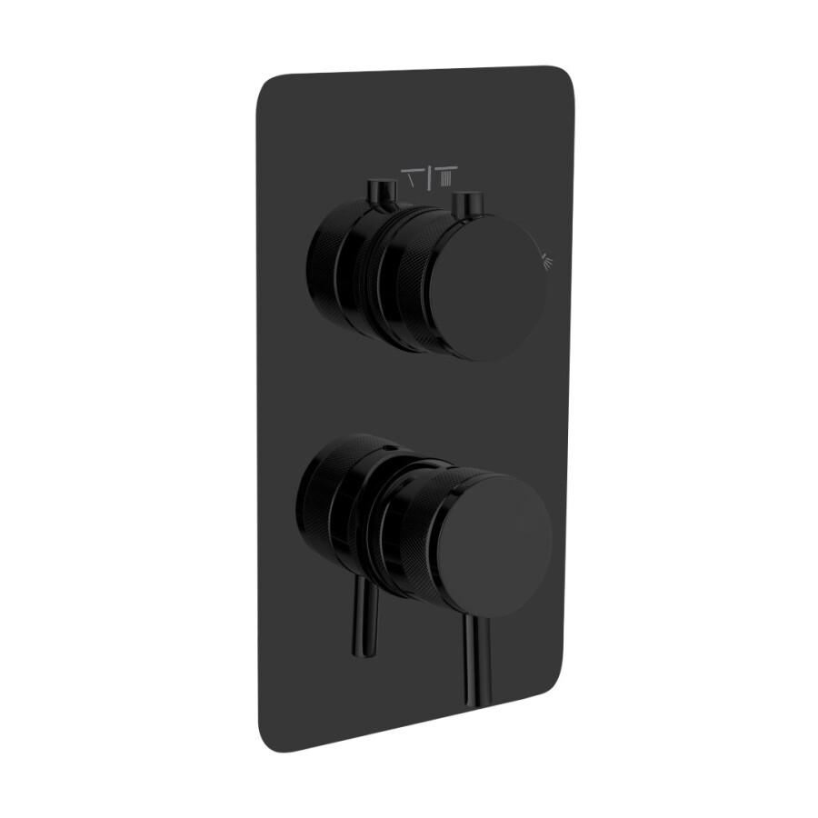 Смеситель встраиваемый 2-х проходной Boheme Cell Shine Gun Metal 135-2-SGM