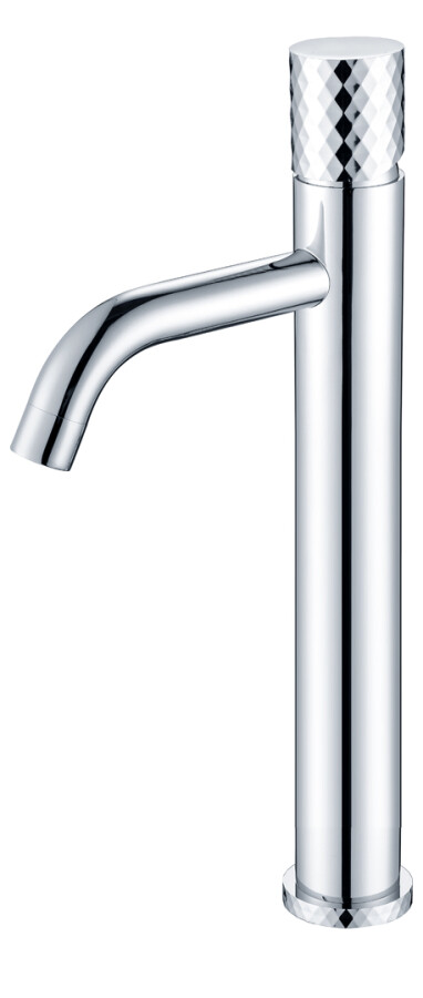 Смеситель для раковины высокий Boheme Stick ручка Diamond Хром 122-CRCR