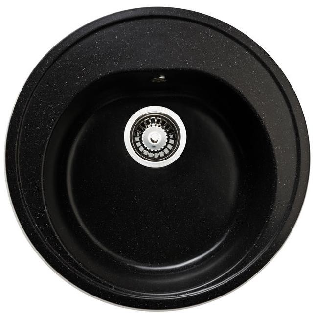 Granicom G-001 кухонная мойка антрацит 50.5х50.5 см