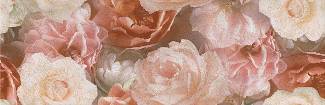 Kerama Marazzi контарини 30х89 см декор настенный цветы STG\A590\13032R