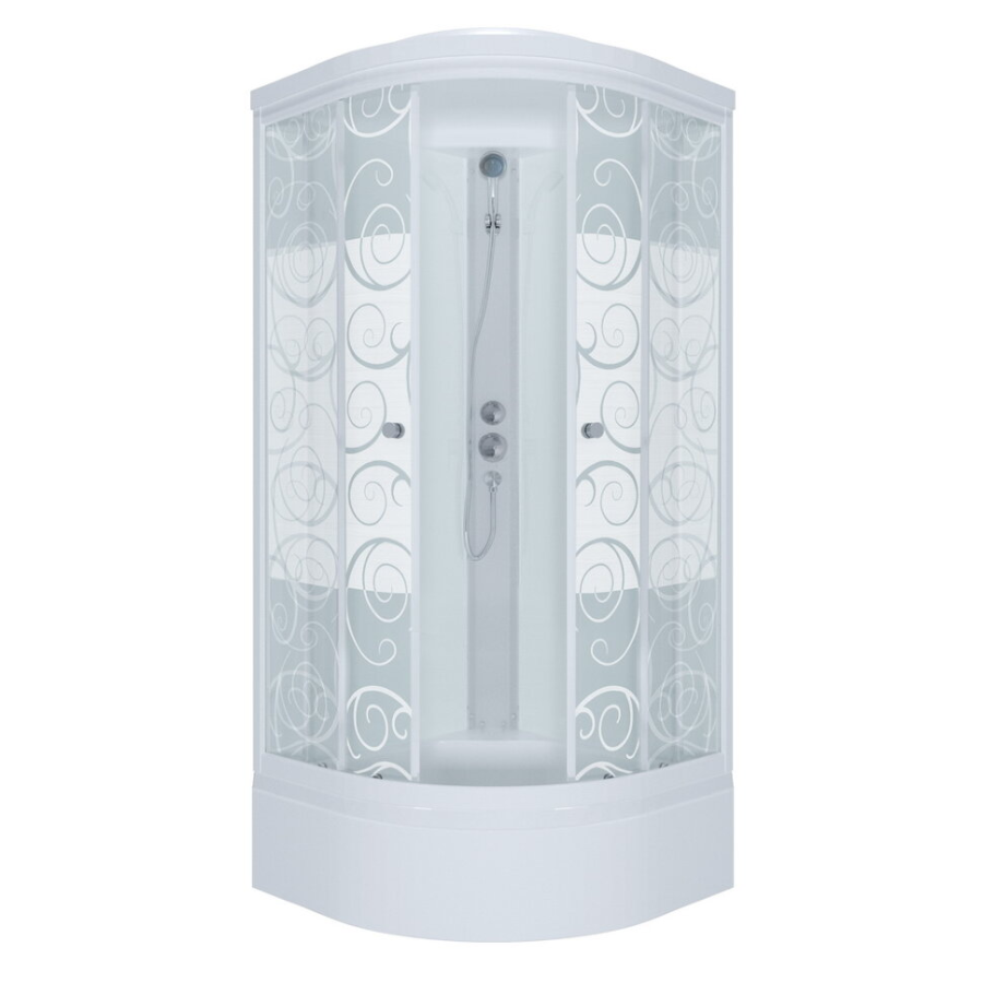Triton Стандарт Узоры Душевой бокс 100*100*228 В ДН4 Щ0000030295