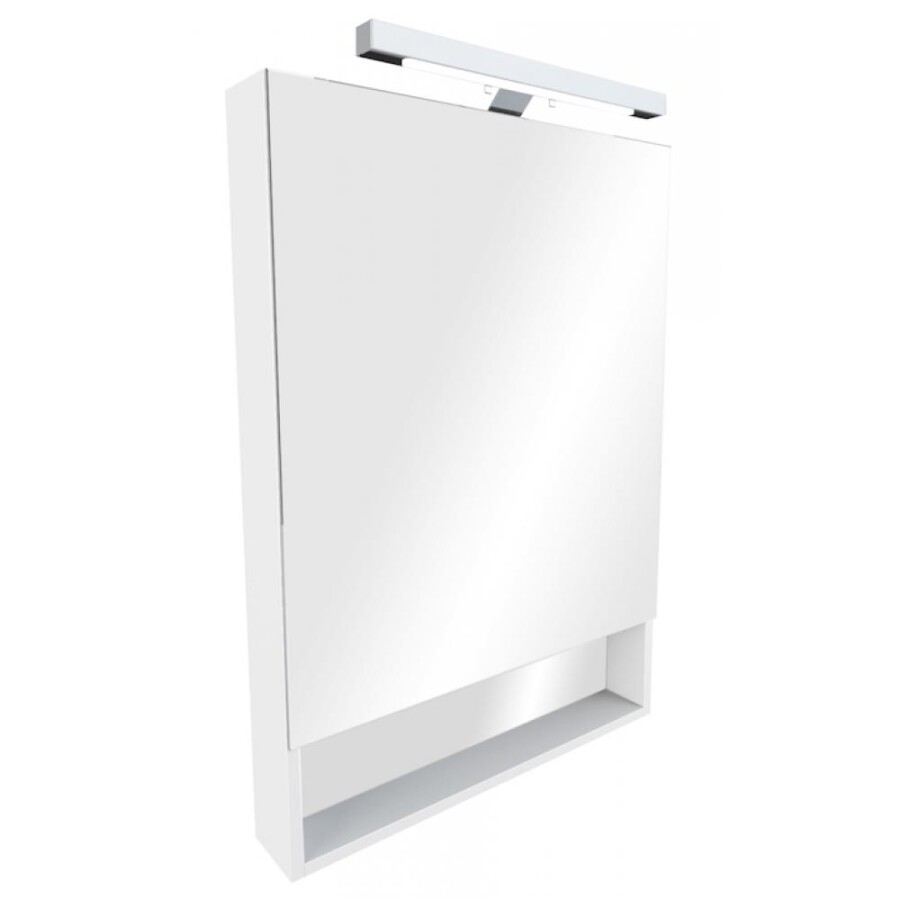 Roca The Gap ZRU9302885 зеркало-шкаф 60*85 белый с LED-подсветкой