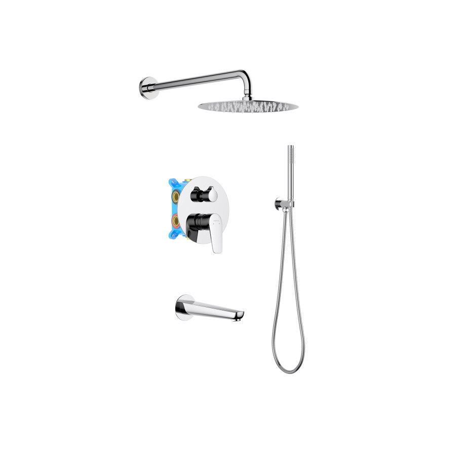 Aquatek Бетта Душевой комплект Set 4 в 1 AQ1173CR