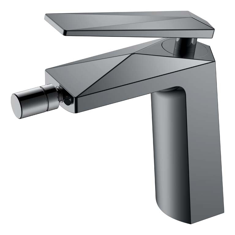 Смеситель для биде Boheme Venturo Shine Gun Metall 376-SGM