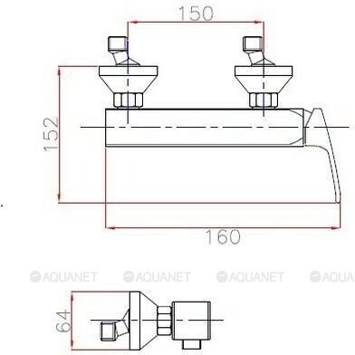 Cezares Legend DM-03/24 смеситель для душа золото