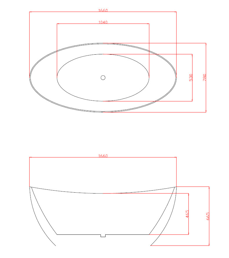 Azario Glasgow GLA16778 170*80 ванна акриловая овальная