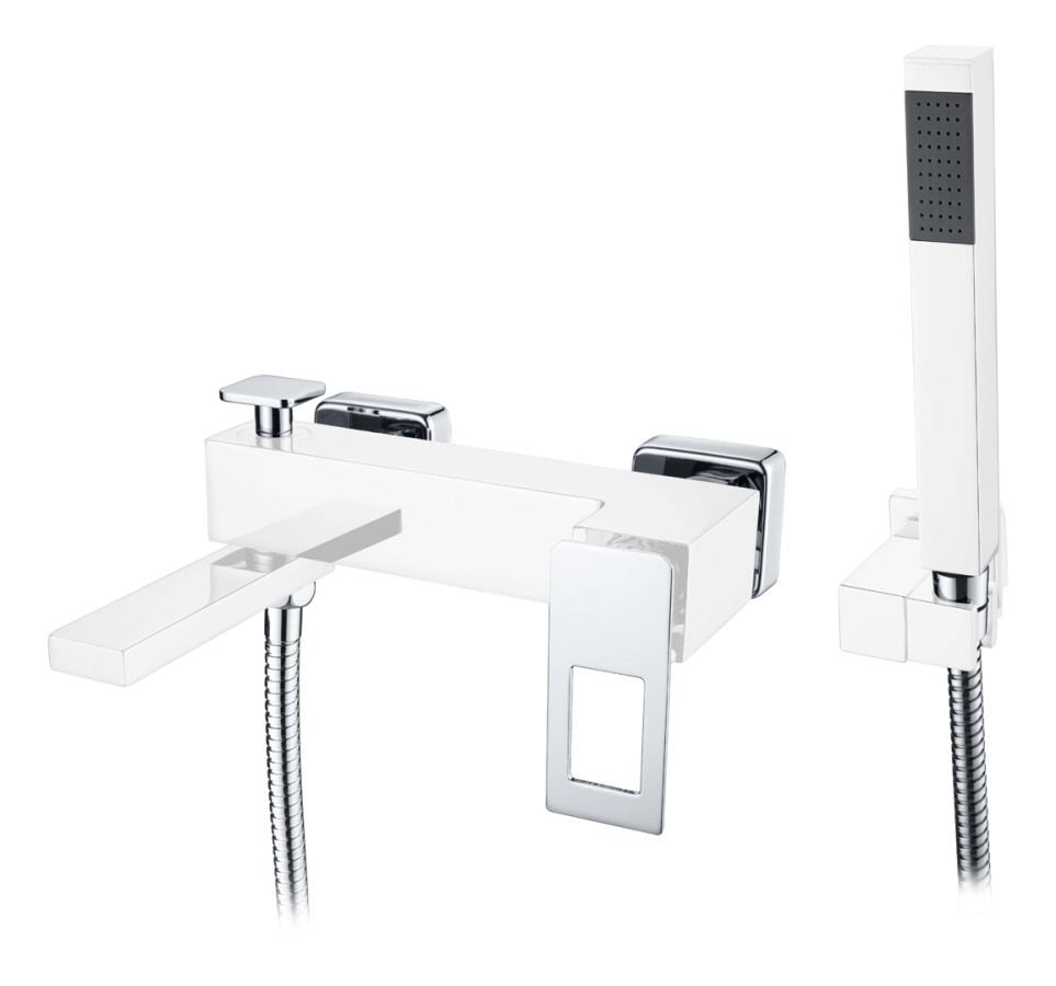 Смеситель для ванны с душевым гарнитуром Boheme Q ChromeChrome 143-CRCR