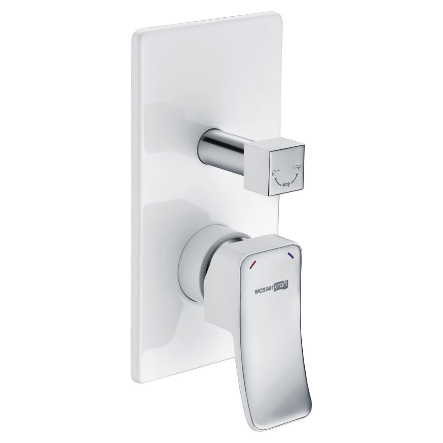 WasserKRAFT Aller 10641WHITE смеситель для ванны белый