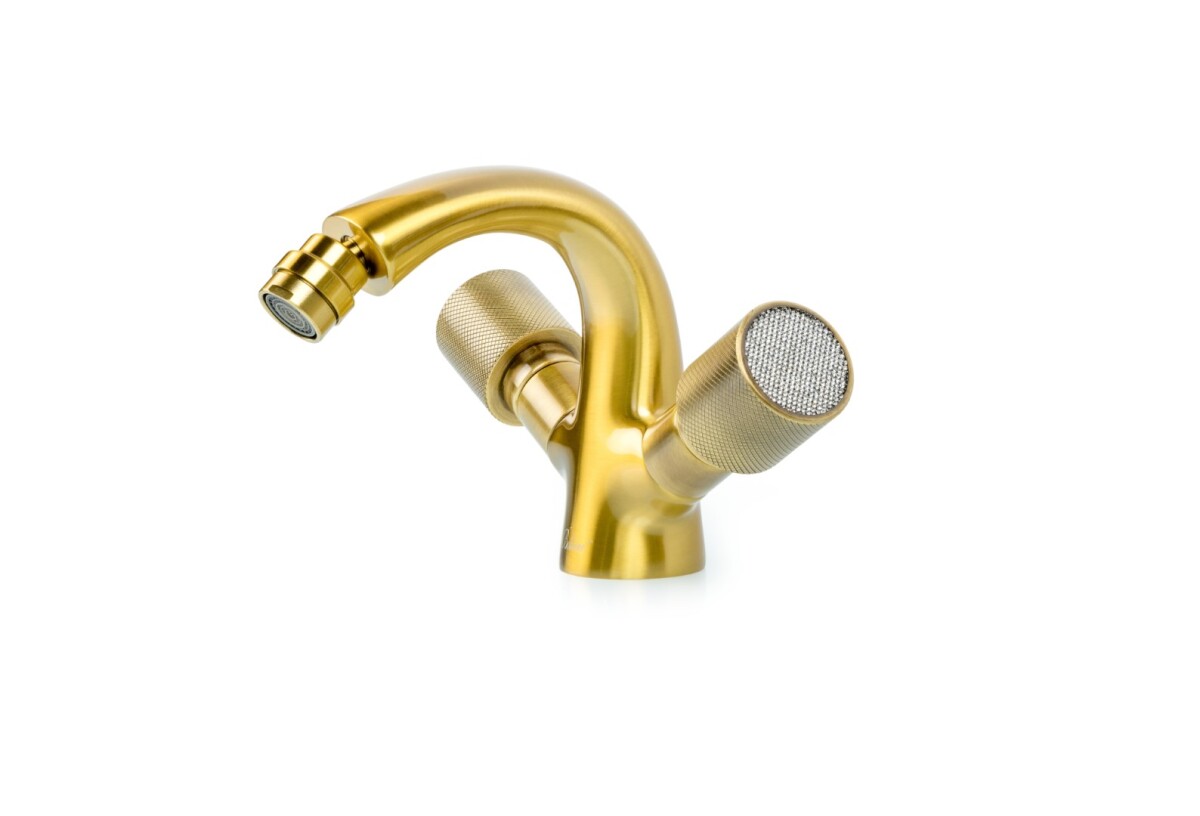 Смеситель для биде Boheme Royal Cristal Бронза 316-Royal/CRST