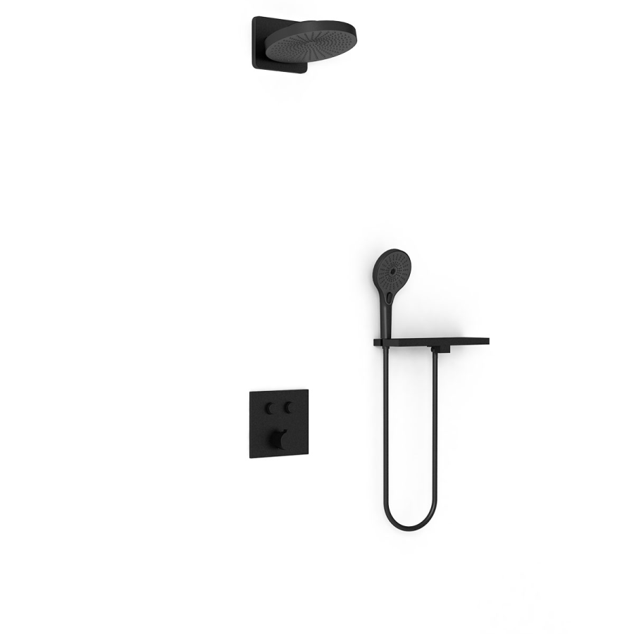 Vincea Inspire душевой комплект черный VSFW-4I211RMB