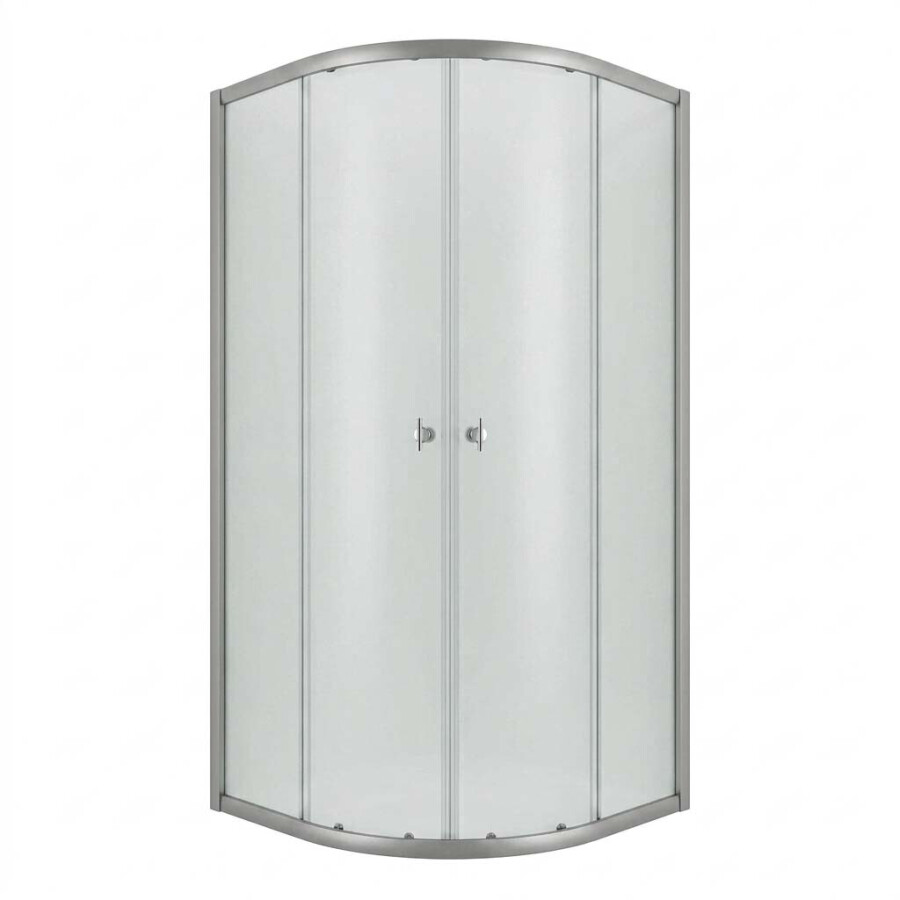 Душевое ограждение Niagara Eco NG-1003-14MT (80х80х190) четверть круга,раздвижное,хром,стекло матовое,1 место