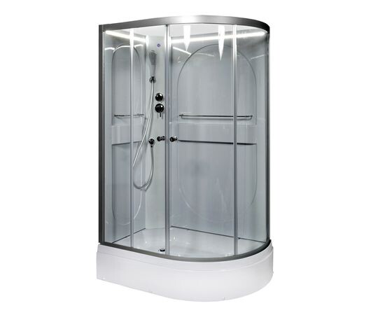 Deto душевая кабина 120х80 L520LNLED без крыши левая