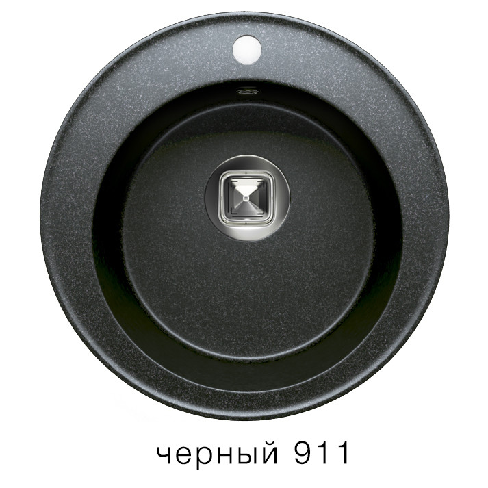 Tolero R-108 кухонная мойка черный 51 х 51 см