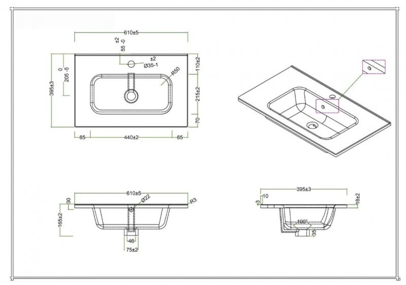 BelBagno Kraft 39-60 см тумба с раковиной KRAFT 39-600/390-2C-SO-RT подвесная