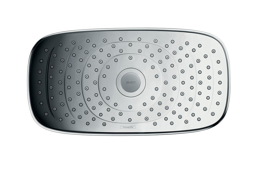 Верхний душ Hansgrohe 27385000 Raindance Select Raindance Select E 300 2jet с держателем 390