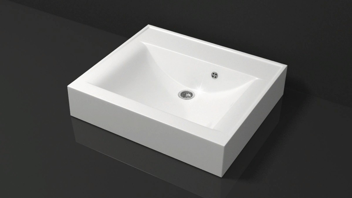 Marrbaxx Шерри V3 Раковина над стиральной машиной 58х48,5 см